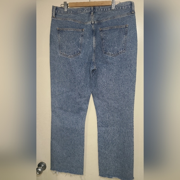 AGOLDE Relaxed Boot Mid-Rise Jeans Washed Denim Size 32 - Picture 4 of 5